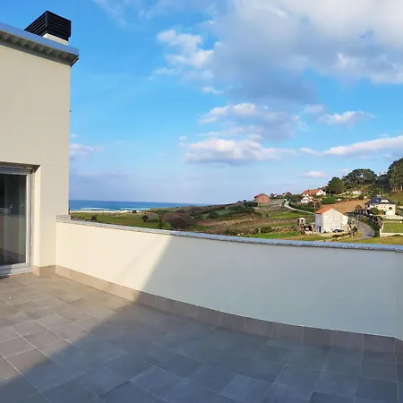 Ag Casa Do Ramon En Playa Con Patio Exterior Lägenhet Razo
