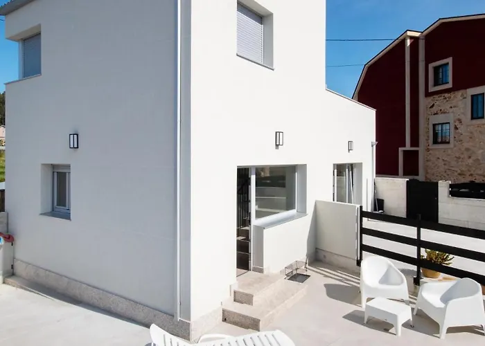 아파트 Ag Casa Do Ramon En Playa Con Patio Exterior